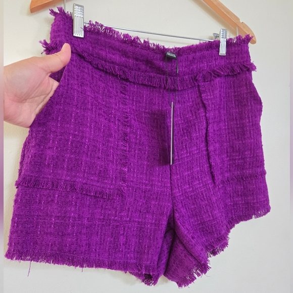 Forever 21 tweed purple 💜 short - Picture 4 of 7